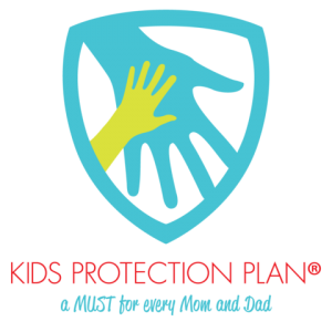 Logo for the Kids Protection Plan a must for every mom and dad